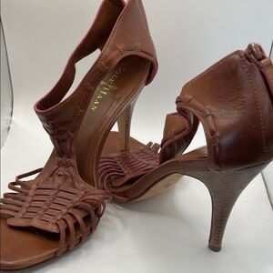 Cole Haan Women's Brown Strappy Heels